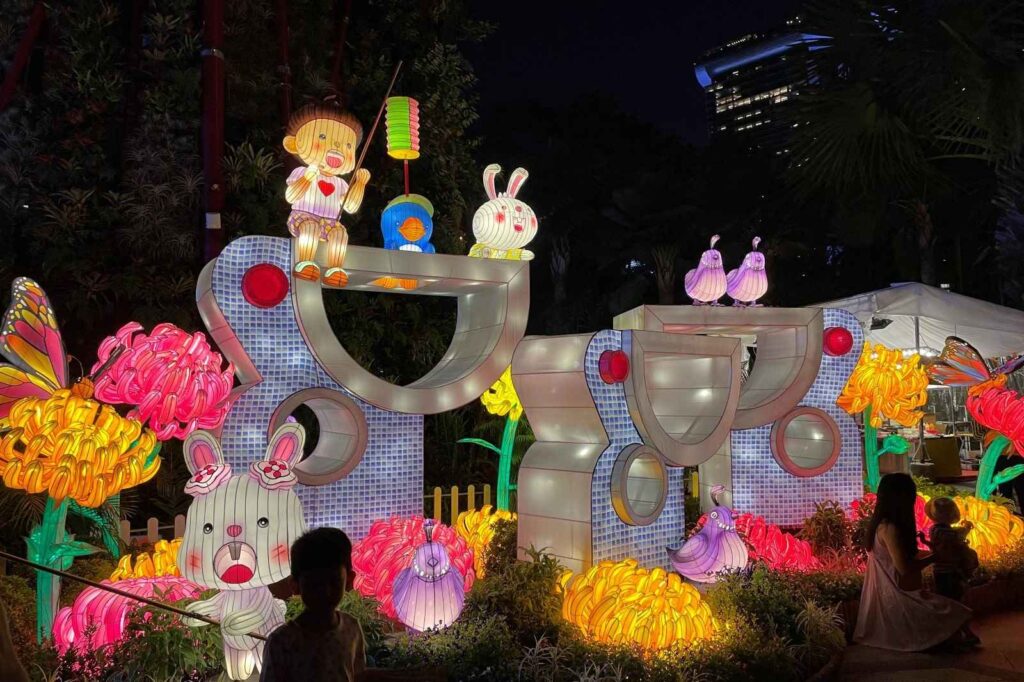 Mid-Autumn Festival Decorations at Supertree Grove 2024