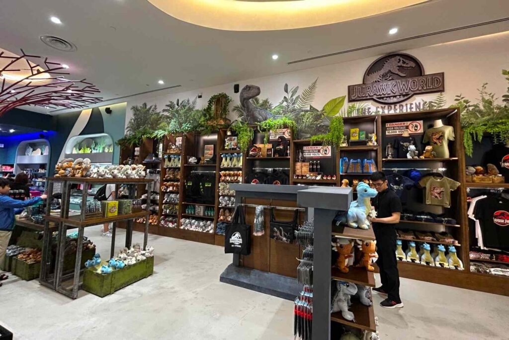 Jurassic World The Experience in Gardens by the Bay Gift Shop