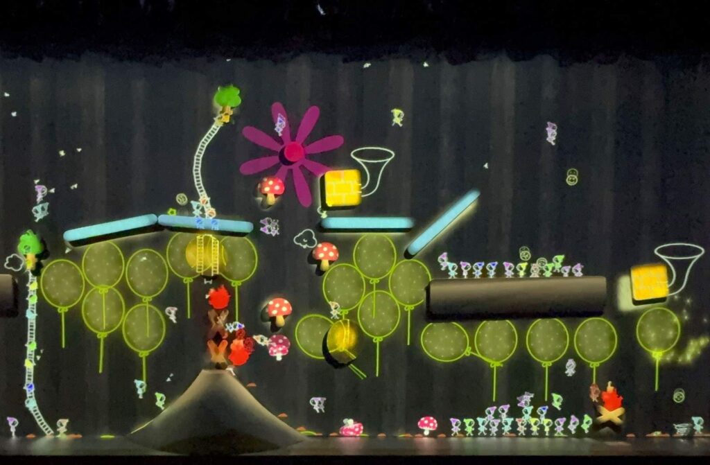 A Musical Wall Where Little People Live in ArtScience Museum Singapore