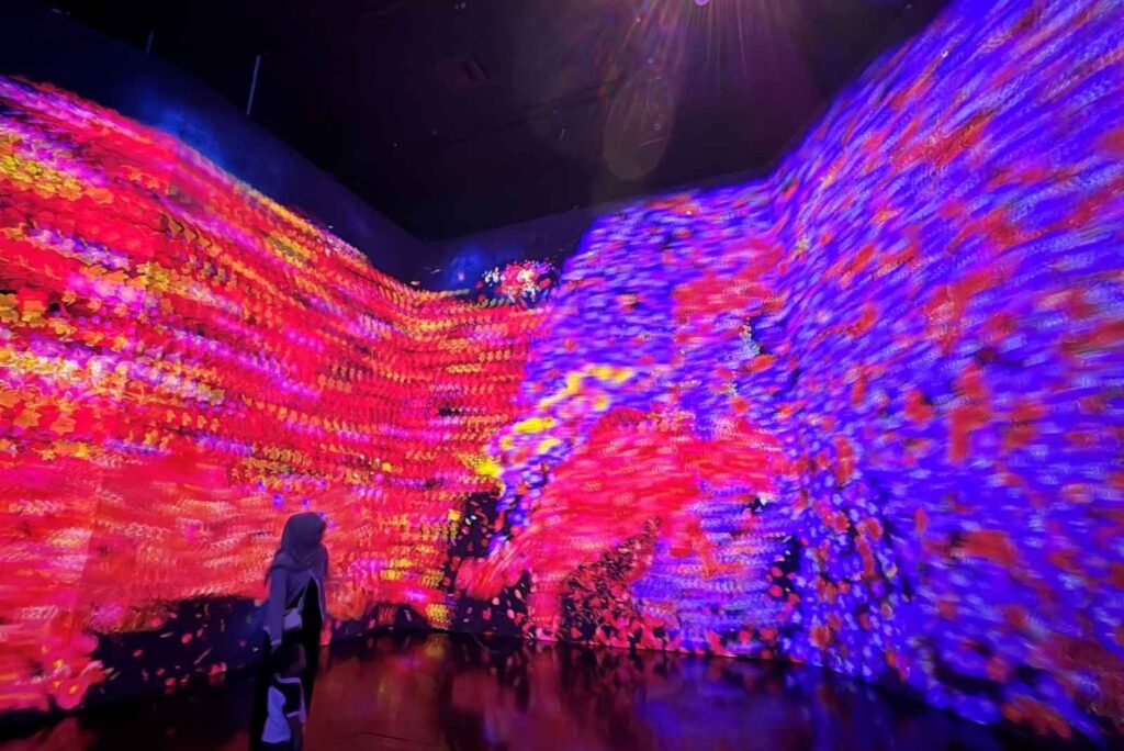 Animals of Flowers in ArtScience Museum Singapore