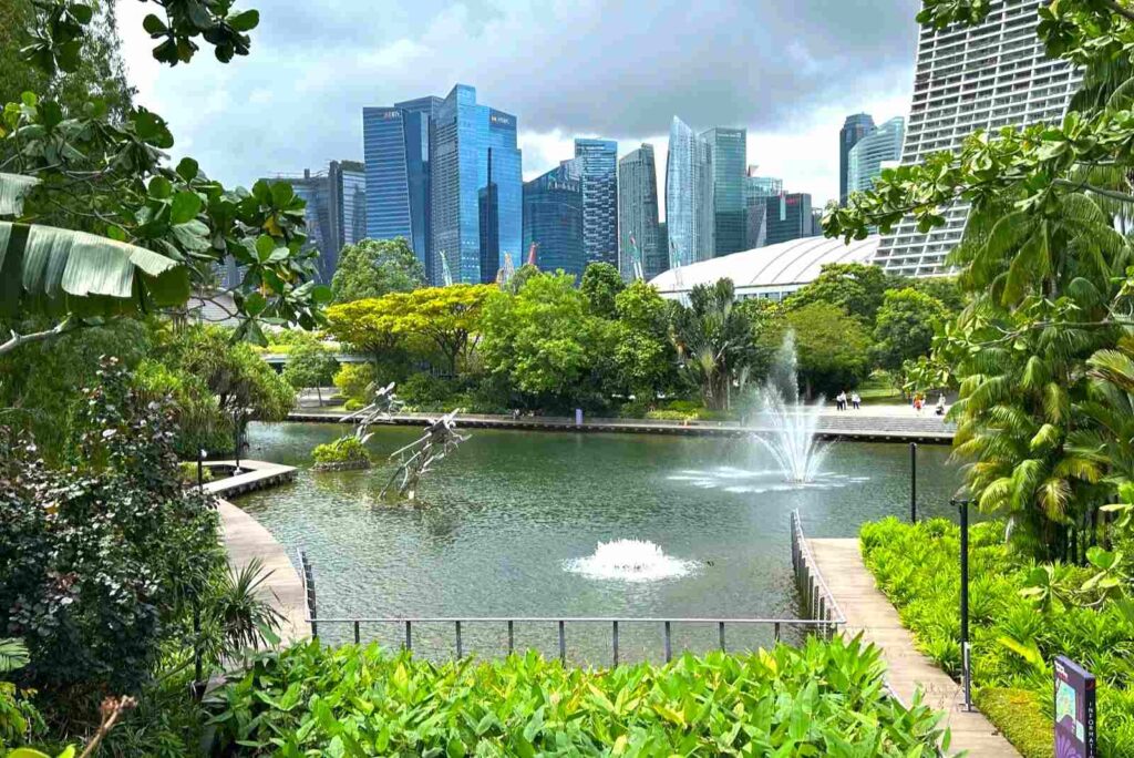 Dragonfly Lake in Gardens by the Bay