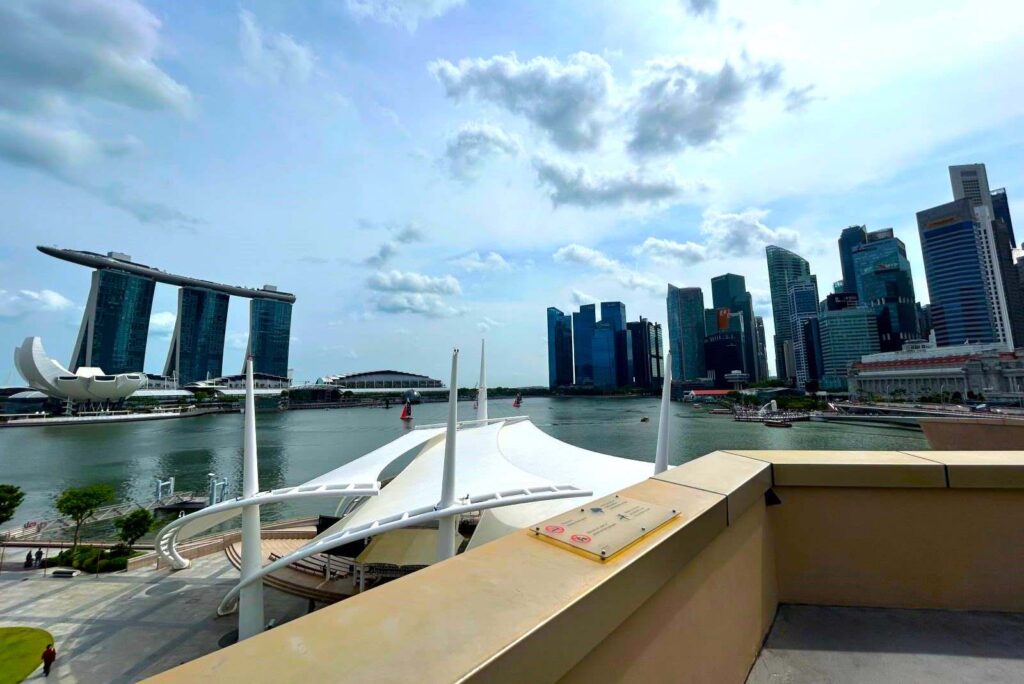 Esplanade Roof Terrace Marina Bay View