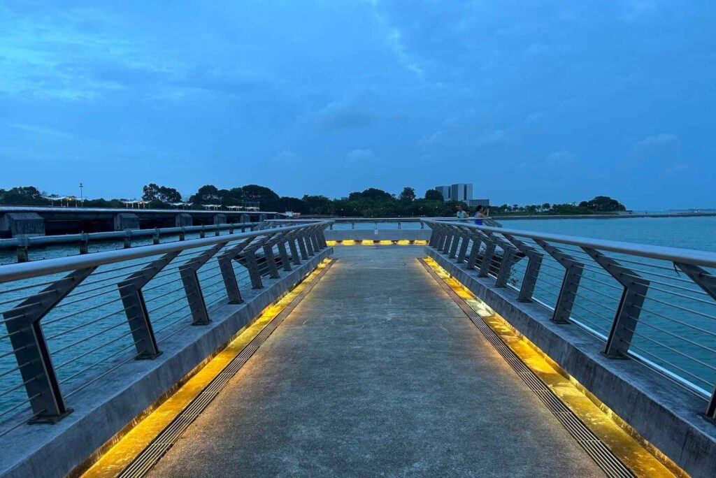 Marina Barrage Viewpoint at night