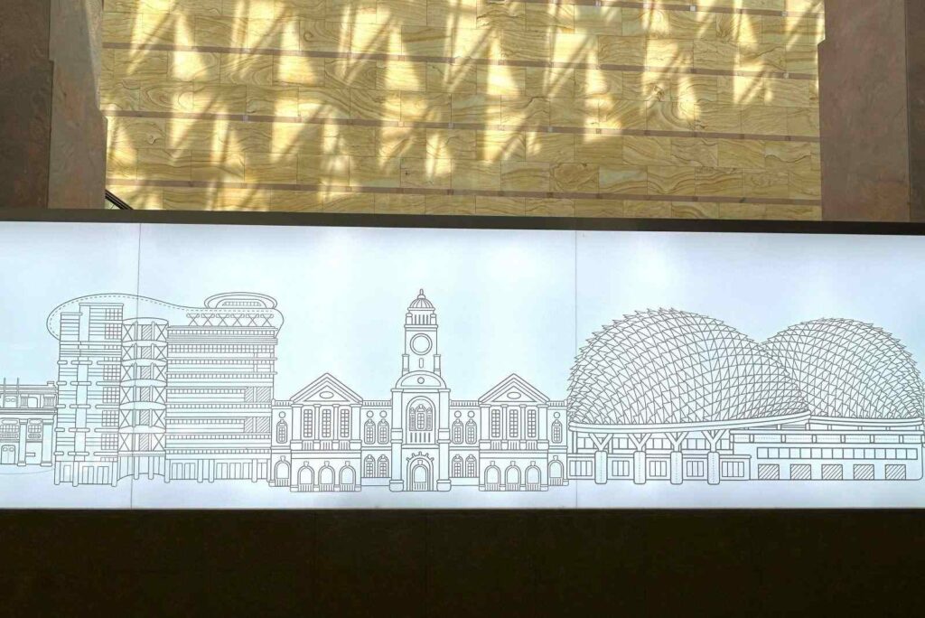 Wall Art inside Esplanade - Theatres on the Bay